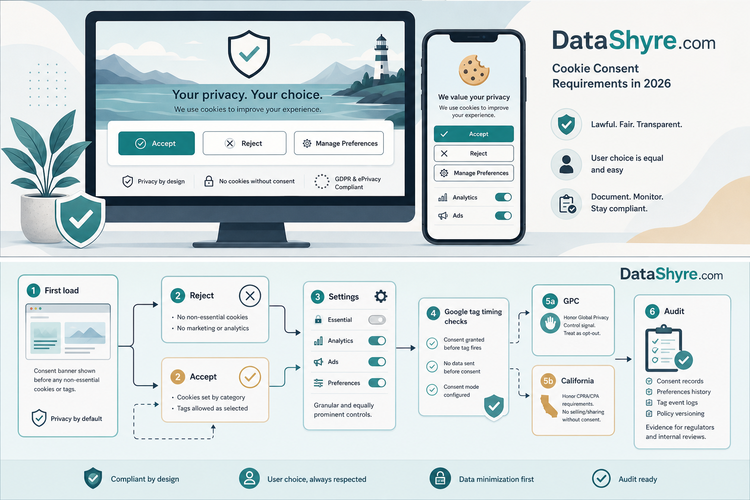 Cookie Consent Requirements in 2026: 8 Live Rules for Banners, Blocking, and Proof